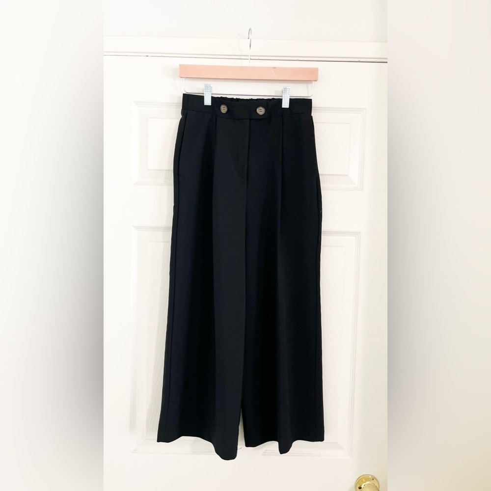 High waist wide pants